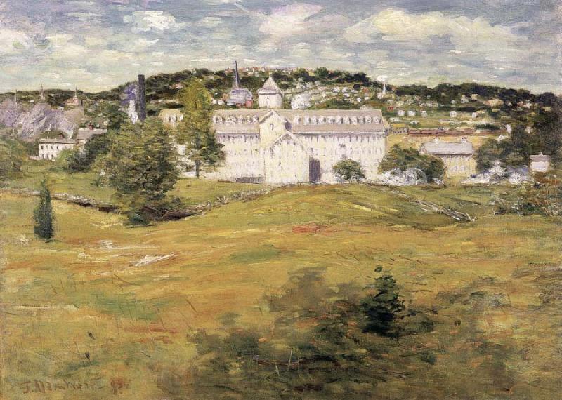 julian alden weir Williamntic Thread Factory Germany oil painting art